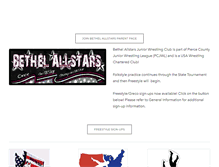 Tablet Screenshot of bethelallstars.com